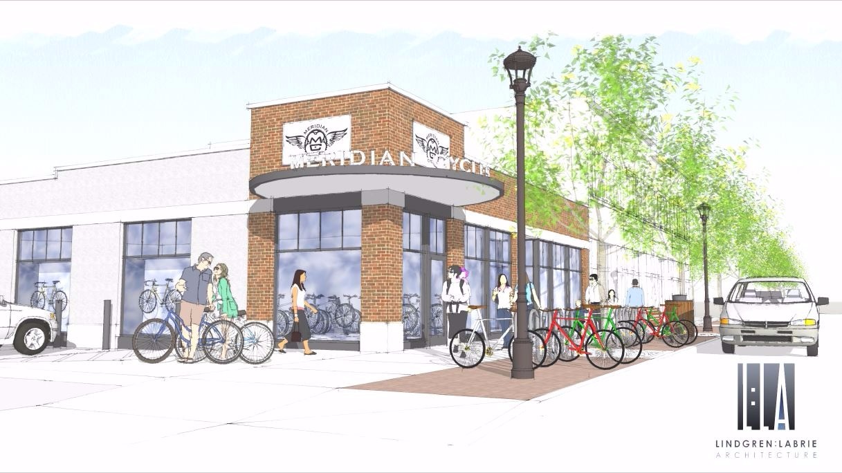 Meridian bicycle shop to expand, renovate downtown building